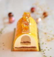 Atelier de pâtisserie : bûche mandarine & caramel