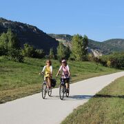 © Piste cyclable sur ViaRhôna en Ardèche - <em>Frankrijk</em>