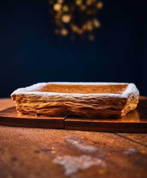 Galette des rois gastronomique de La Pyramide à Vienne.